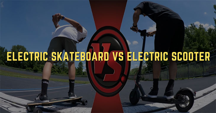 Electric Skateboard vs Electric Scooter